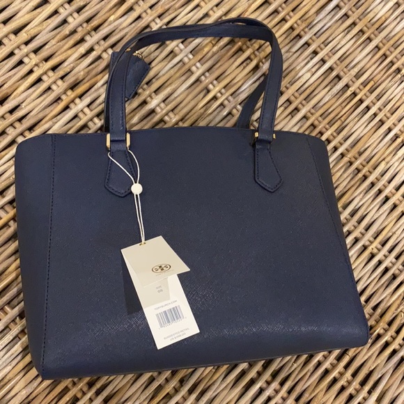 Tory Burch Small Robinson Tote Royal Navy - Picture 9 of 15